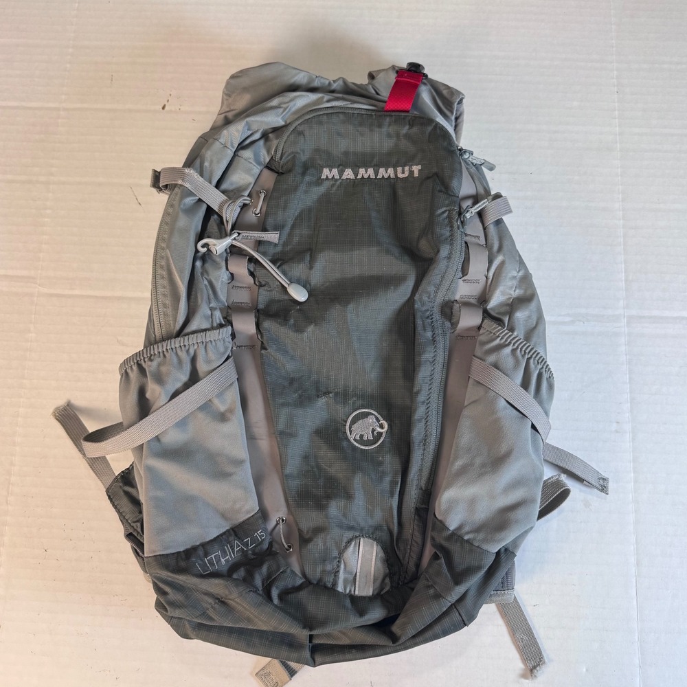 Mammut Lithia Speed 15 Grey Hiking Backpack Lightweight Daypack Women's Fit 15L